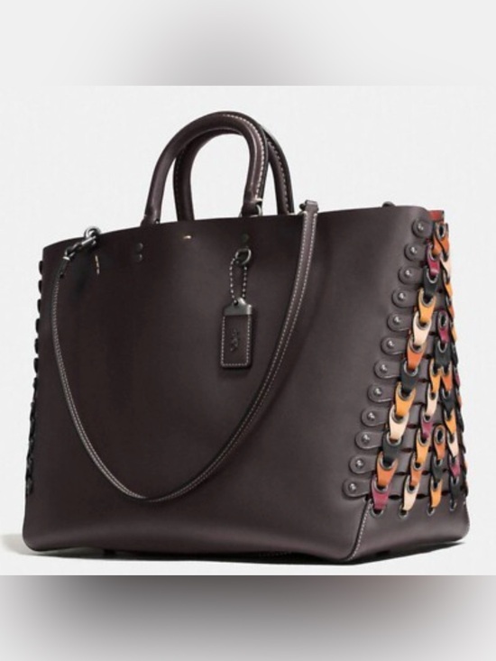 Coach Handbags - Coach 1941 Rogue Link Glovetanned Leather Tote Bag Brown Chocolate Bag